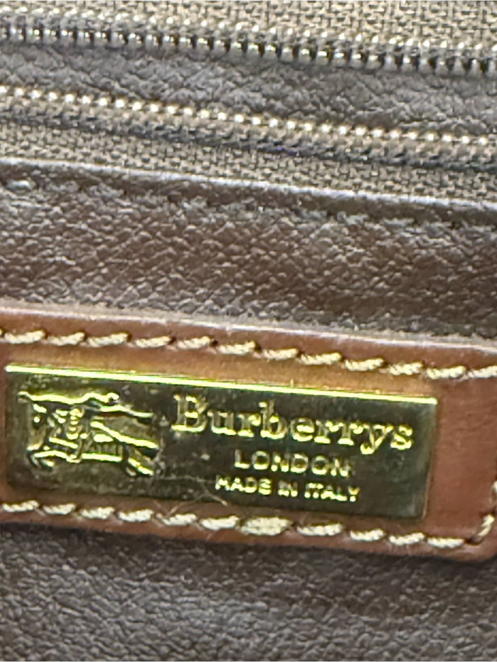 Burberry Haymarket Check Top Handle Bag - Picture 14 of 16